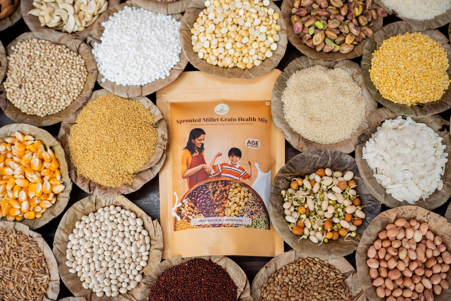 Narchuvai Foods Sprouted Millet Grain Health Mix