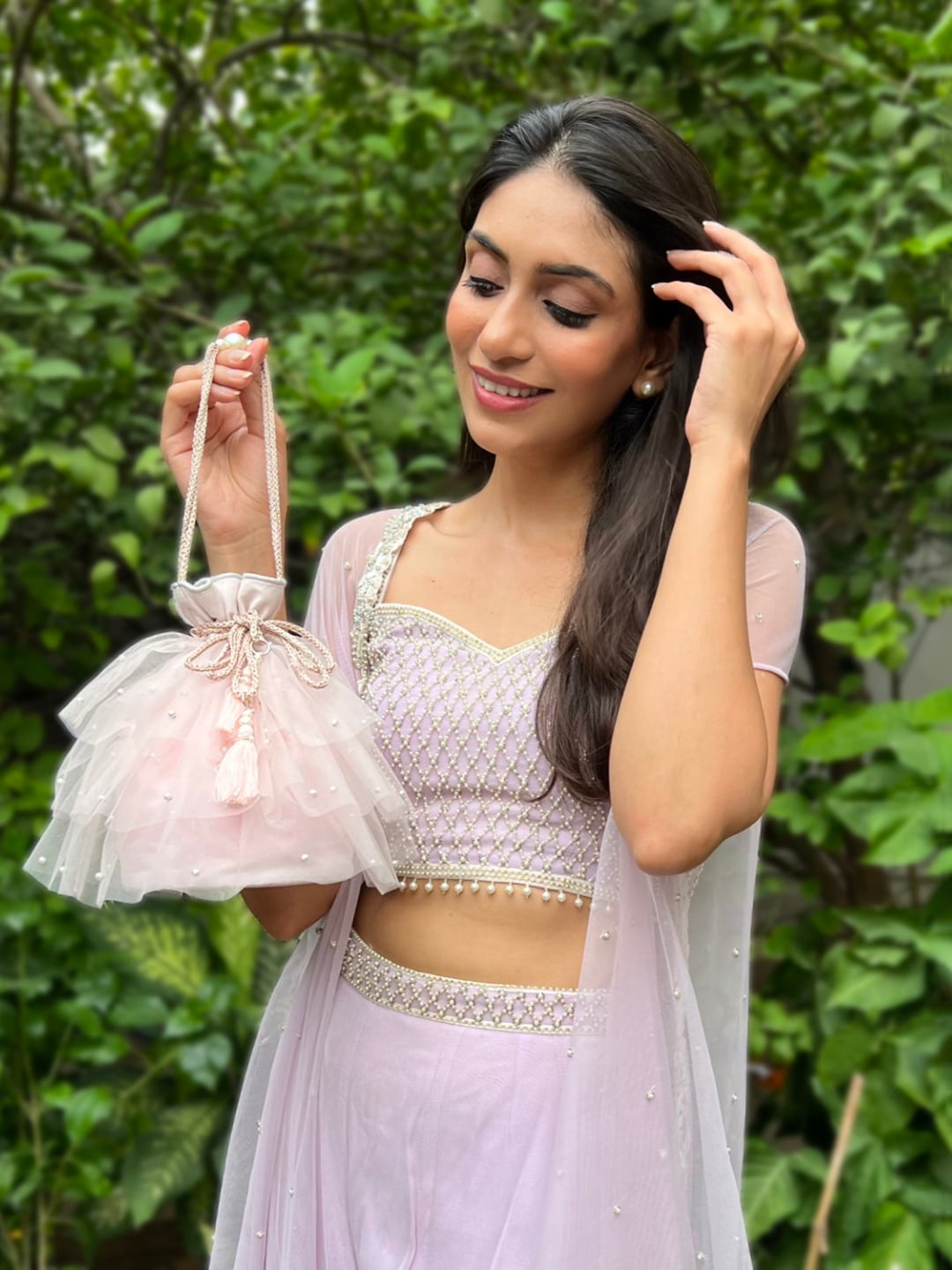 Masq Embellished Potli Clutch