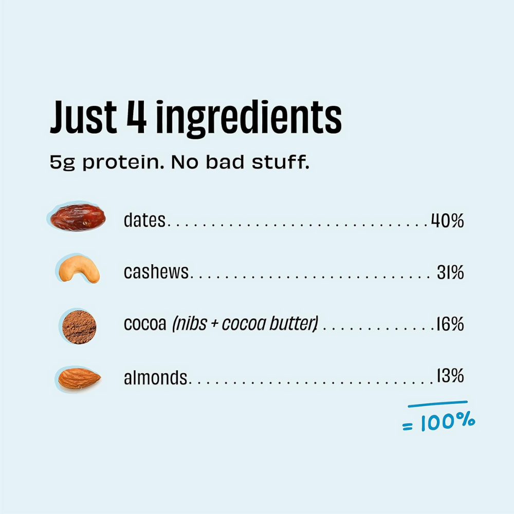 The Whole Truth Energy Bars - Almond Choco Fudge