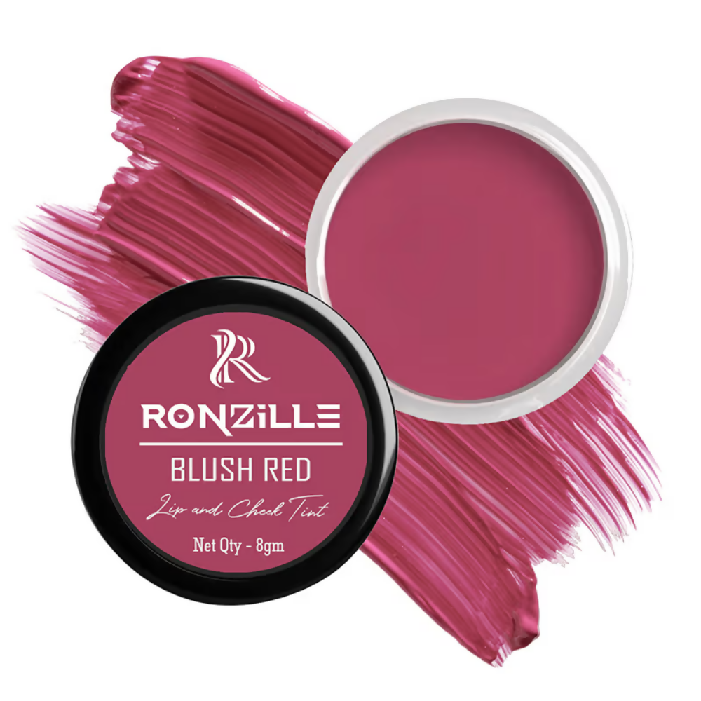 Ronzille Lip And Cheek Tint - Blush Red