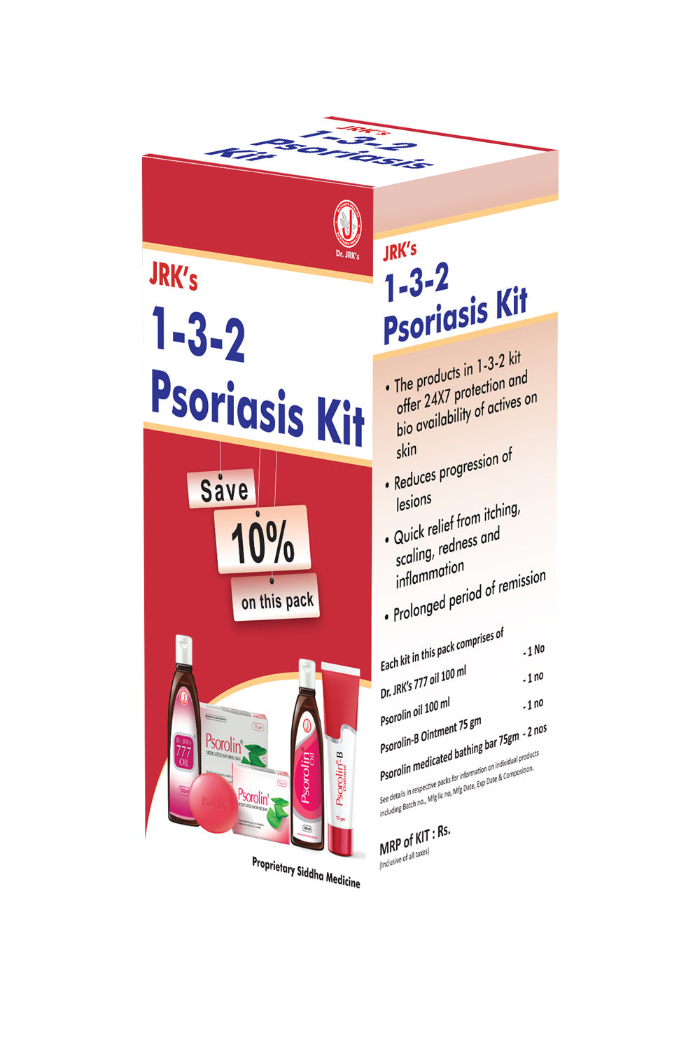 Dr. JRK's 1-3-2 Psoriasis Kit