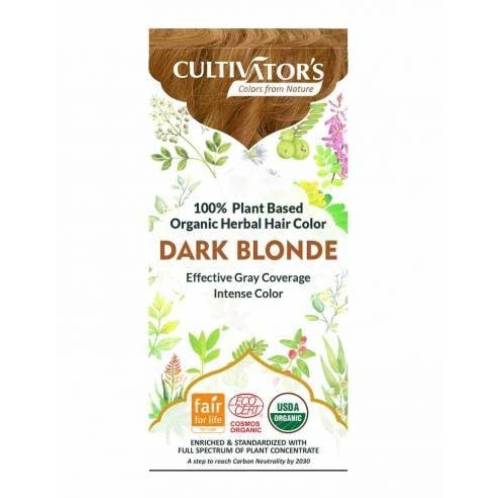 Cultivator's Dark Blonde Organic Herbal Hair Colour - 100 gms