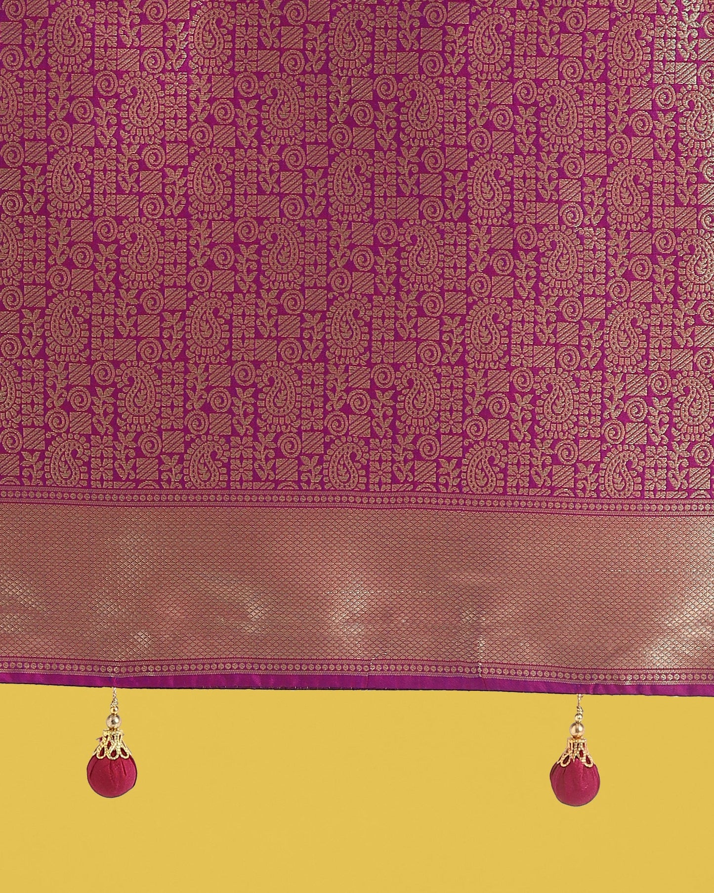 Monjolika Fashion Multi Colour Banarasi Silk Zari Weaving Classic Saree