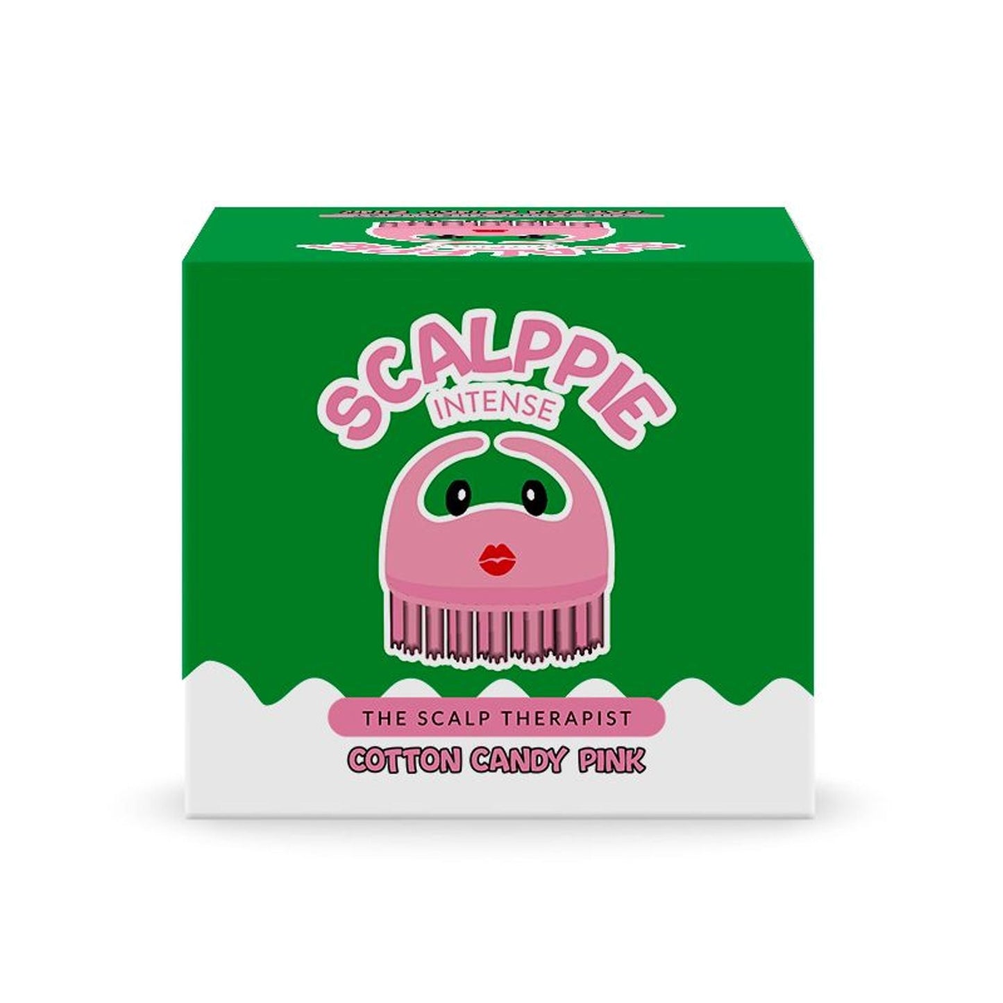 Scalppie Pro Silicon Hair Scalp Massager Shampoo Brush Scrub Hair Growth & Anti Dandruff - Baby Pink