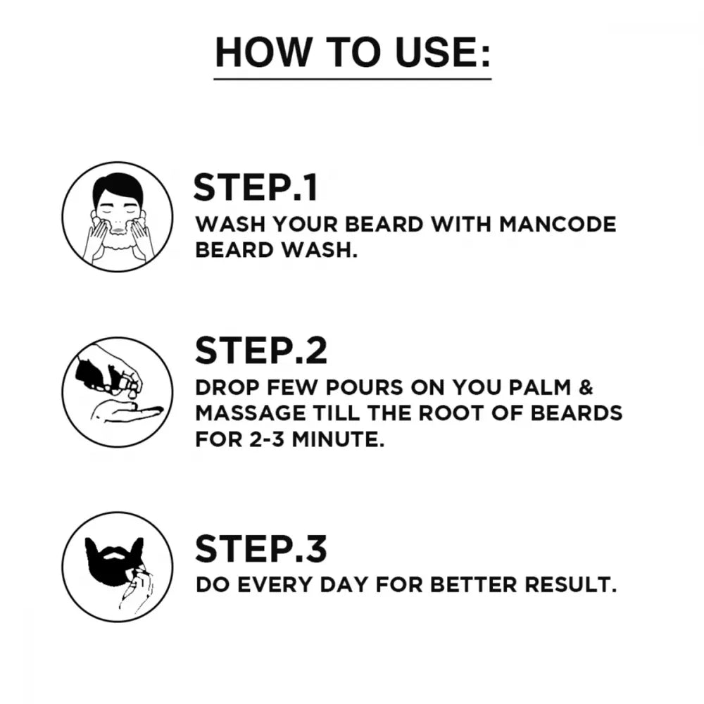 Mancode Beard Growth Oil - 50 ml