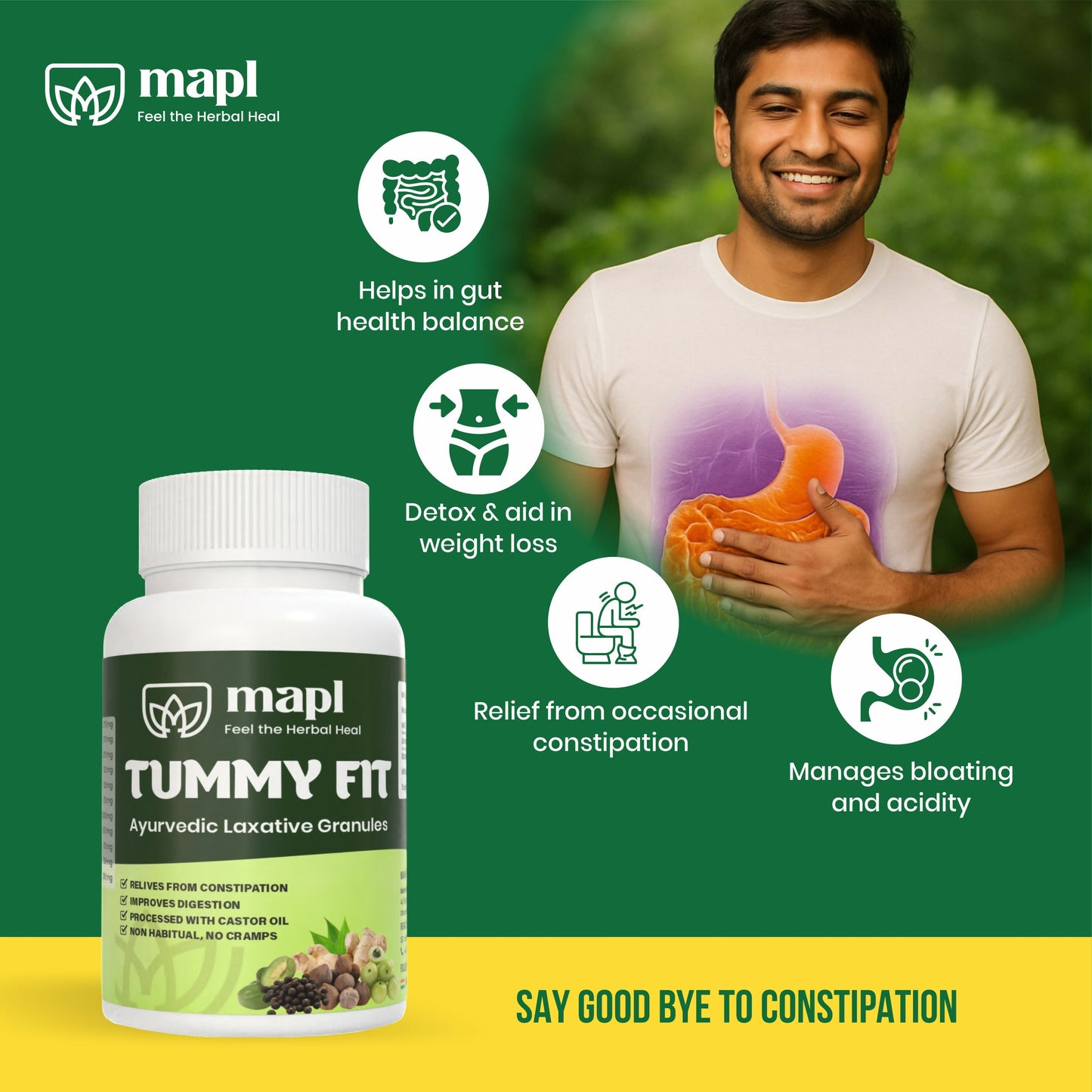 MAPL Tummy Fit Ayurvedic Laxative Powder