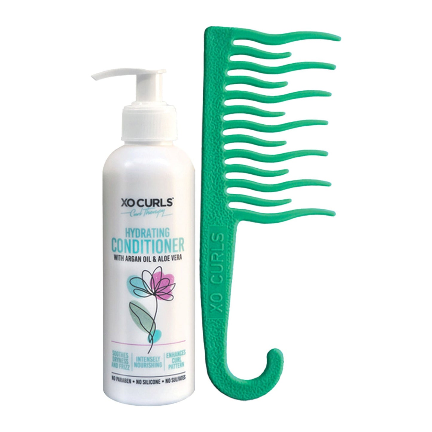 XO Curls Comb & Conditioner Combo