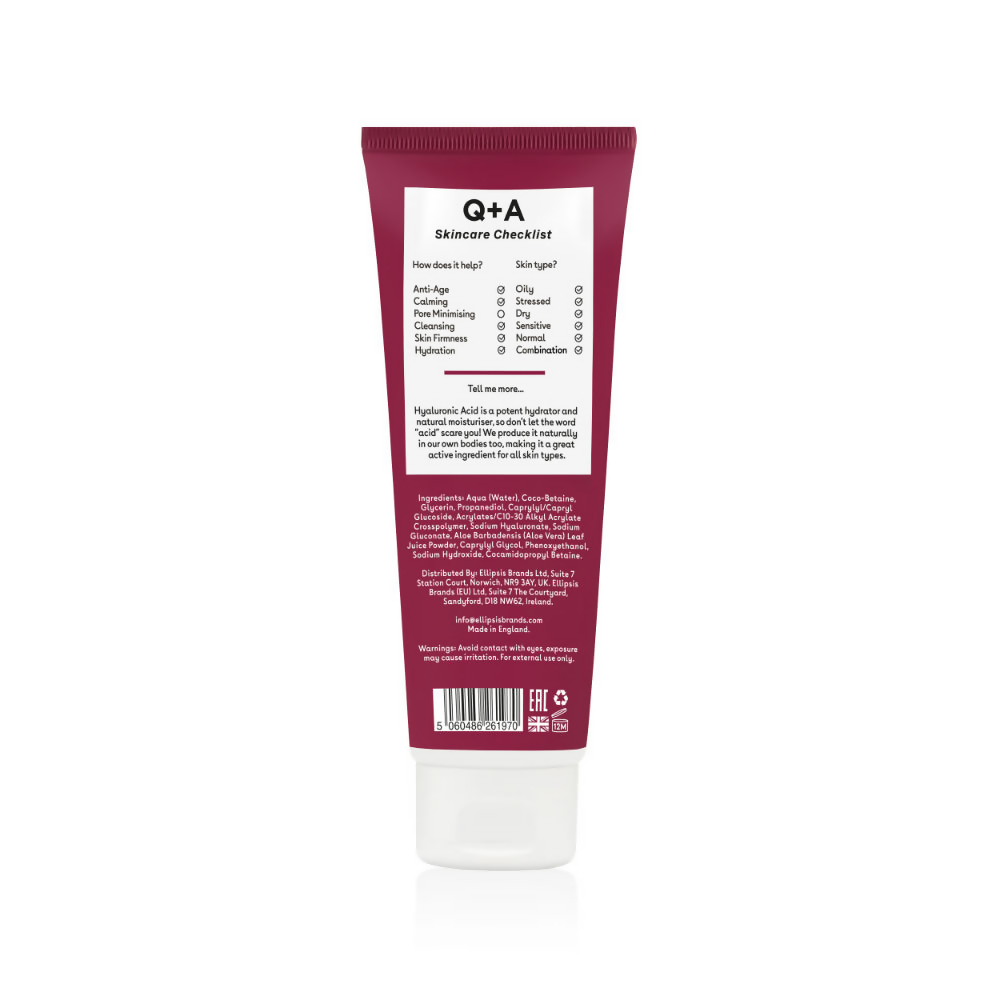 Q+A Hyaluronic Acid Hydrating Cleanser