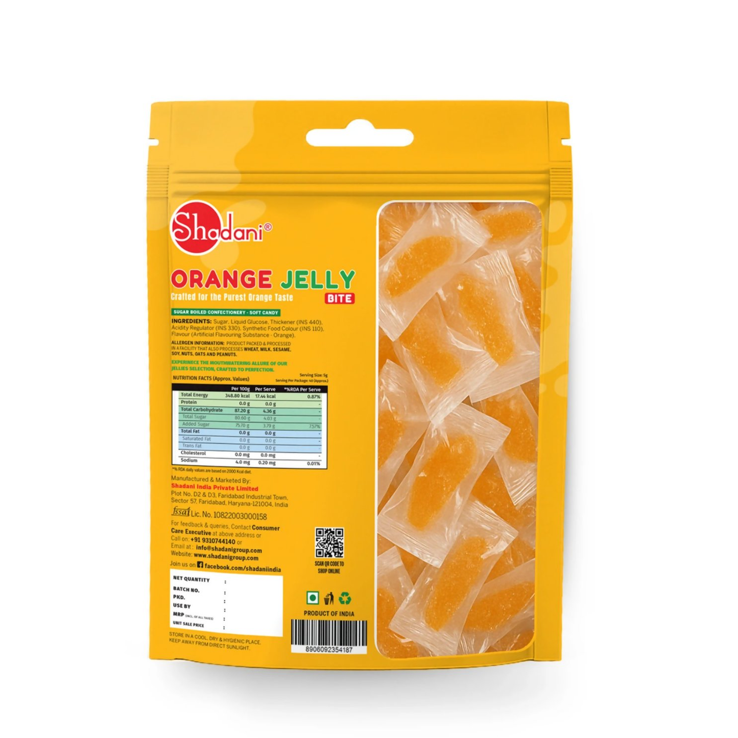 Shadani Orange Jelly Bite