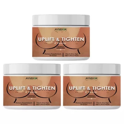 Ayudiva Herbals Breast Uplift & Tighten Cream - 50 gms (Pack of 3)