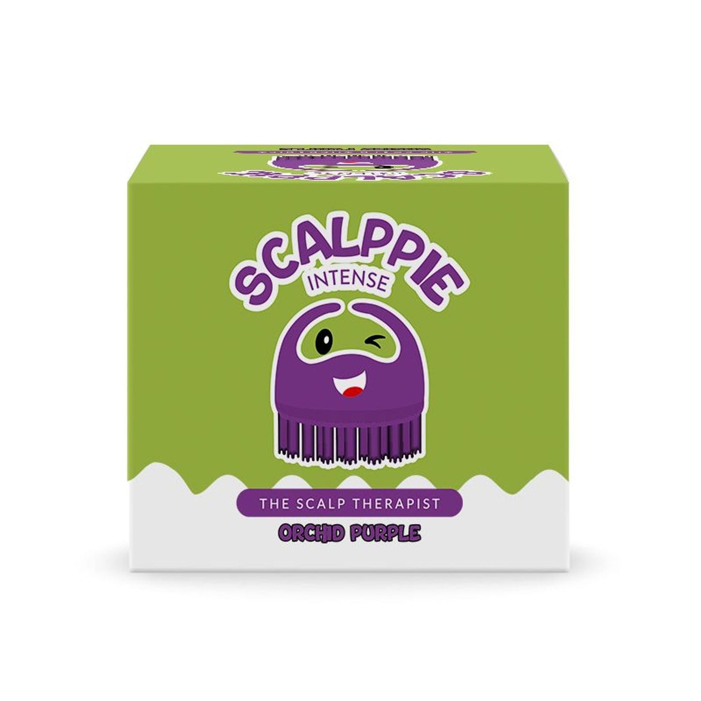 Scalppie Pro Silicon Hair Scalp Massager & Shampoo Brush Scrub Hair Growth & Anti Dandruff - Purple