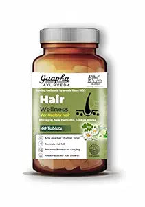 Guapha Ayurveda Hair Wellness Tablets - 60 Tablets