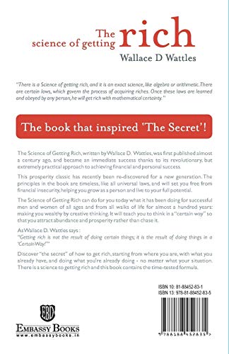 The Science Of Getting Rich by Wallace D. Wattles