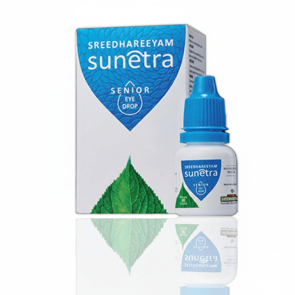 Sreedhareeyam Ayurveda Sunetra Senior Herbal Eyedrops - 10 ml