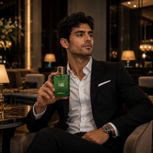 RAYHAAN Jungle Vibe Eau De Parfum for Men | Fresh Green Woody Aromatic Fragrance | Long-Lasting Perfume Spray
