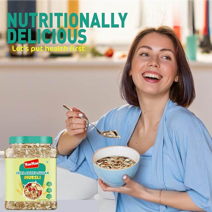 Yum Yum Zero Added Sugar Muesli Jar