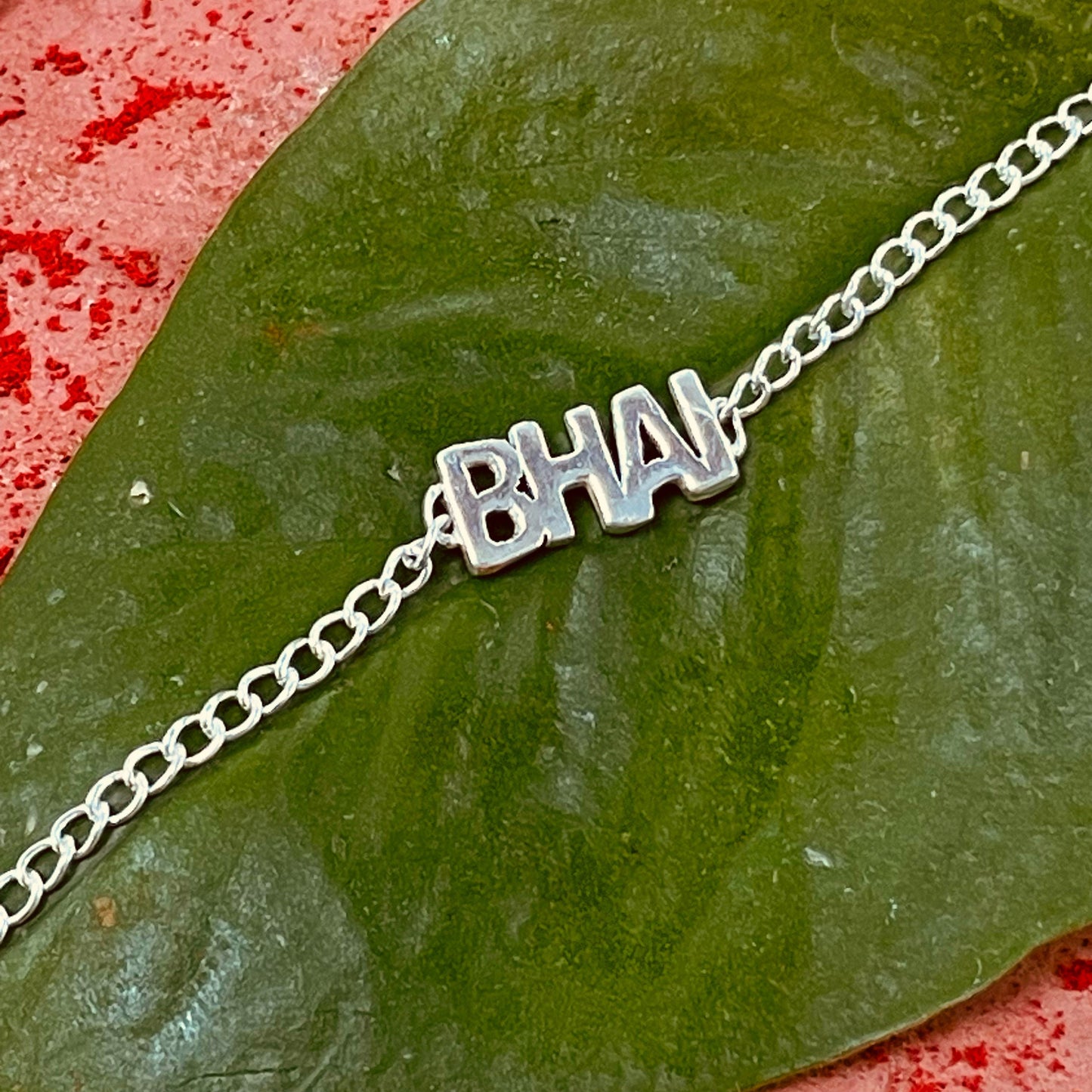 trueBrowns 925 Sterling Silver Bhai Silver Chain Rakhi