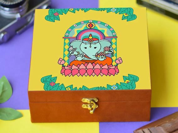 Collectibles India Wood Gift Box