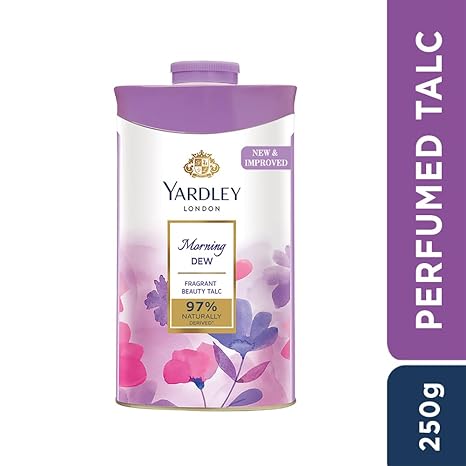 Yardley London Morning Dew Perfumed Talc - 250 gms