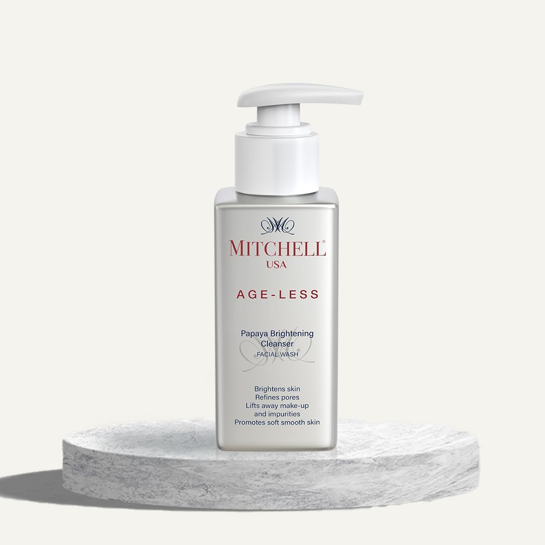 Mitchell Usa Age-less Papaya Brightening Cleanser Facial Wash