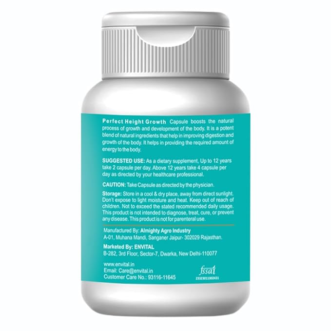Envital Height Gain Supplement - 90 caps