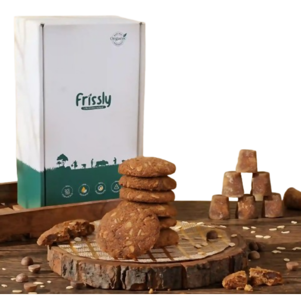 Frissly Organics Oatful Choco Jaggery Cookies