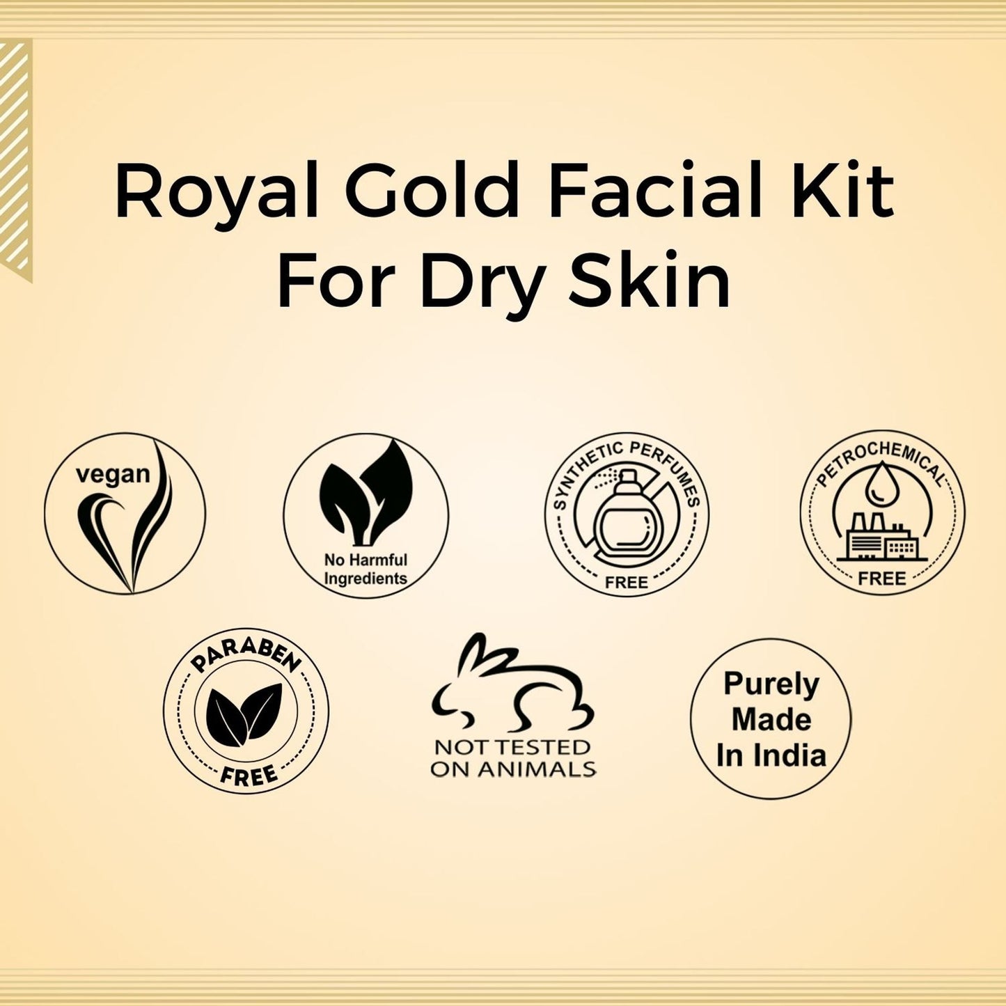Aroma Treasure Royal Gold Facial Kit For Dry Skin - Single Time