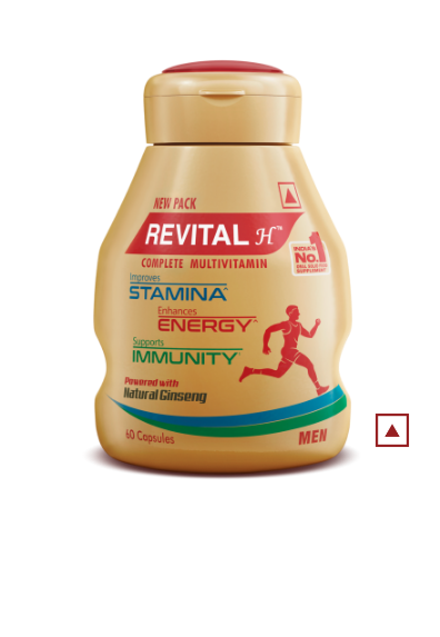 Revital H Men Multivitamin with Calcium Zinc & Ginseng