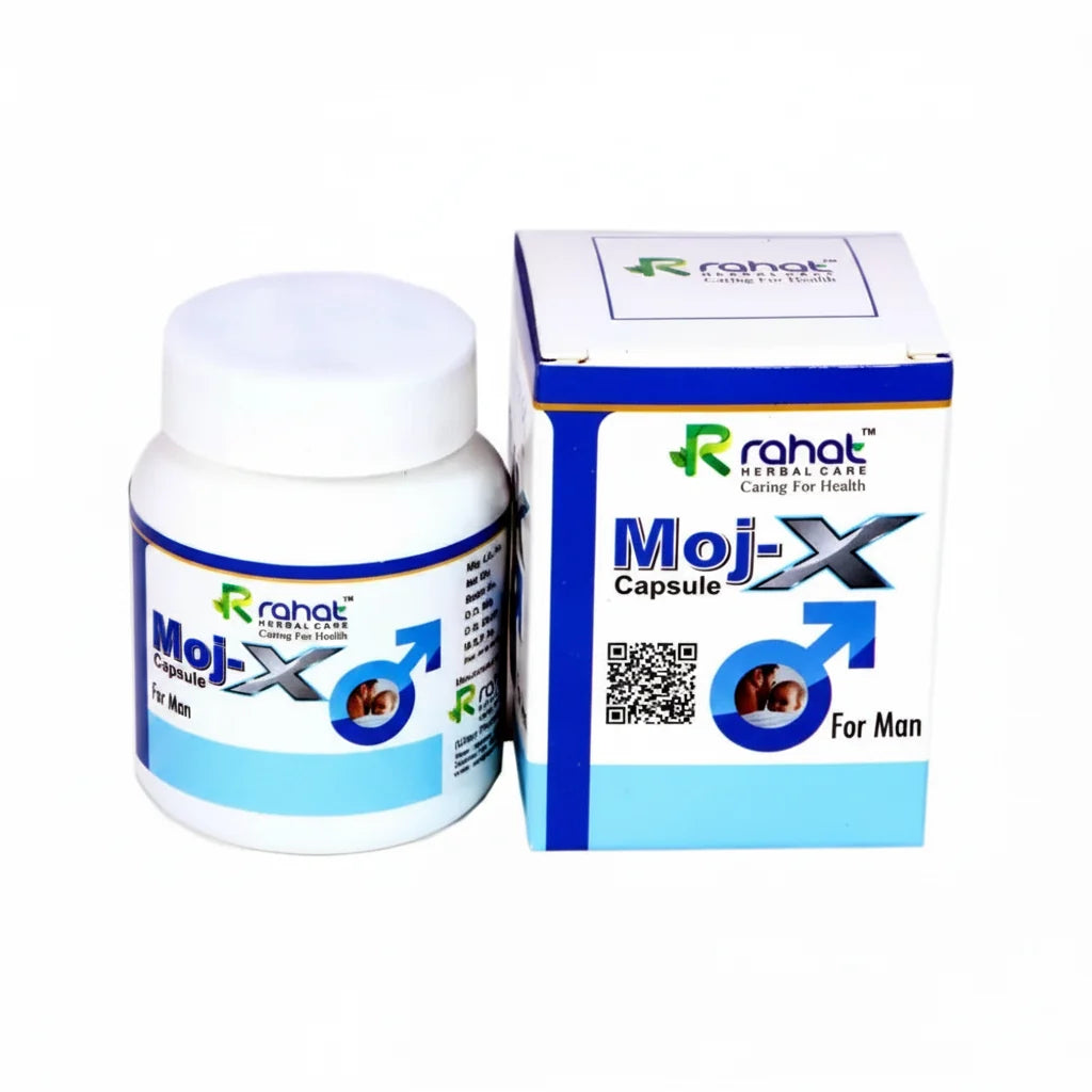Rahat Herbal Care MOJ-X Capsules - 20 Caps