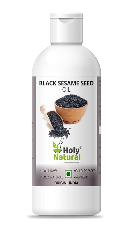 Holy Natural Cold Pressed Black Sesame Seed Oil - 100 ml