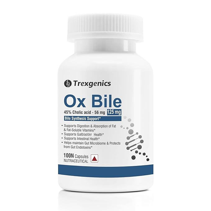 Trexgenics Bile Extract 125 mg - 100 Capsules