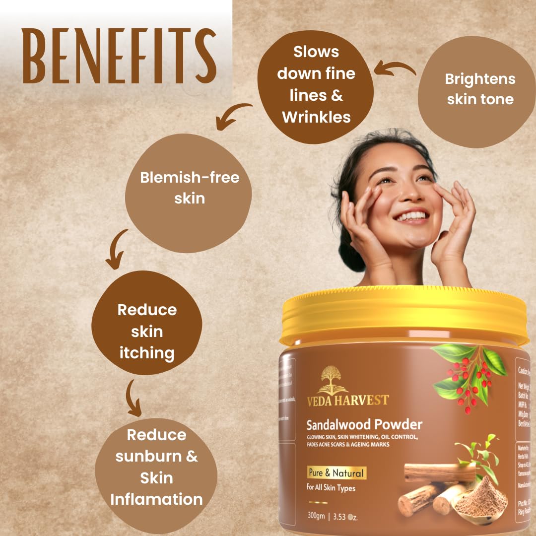 Veda Harvest Sandalwood Powder - 300 gms