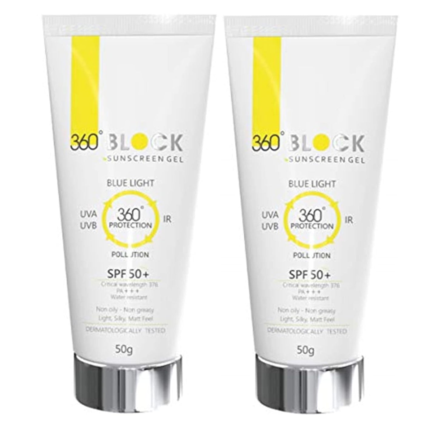 Ethiglo 360 Block Sunscreen Gel SPF 50+ - 50 gms