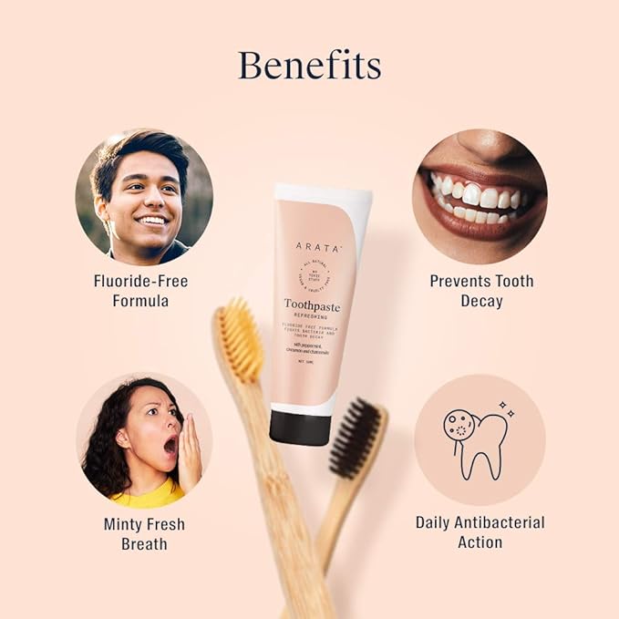 Arata Natural Refreshing Toothpaste - 50 ml