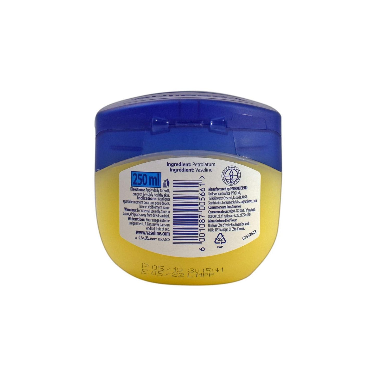 Vaseline Blueseal Pure Petroleum Jelly - 250 ml