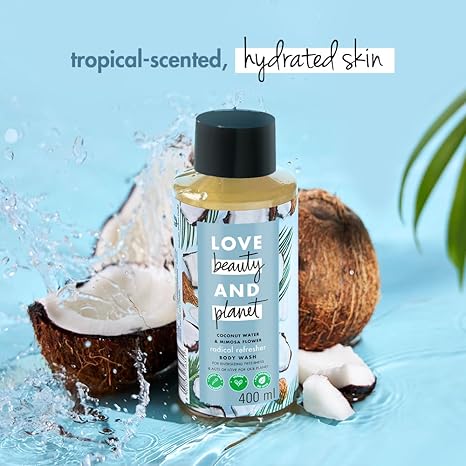 Love Beauty & Planet Coconut Water & Mimosa Flower Hydrating Body Wash - 200 ml