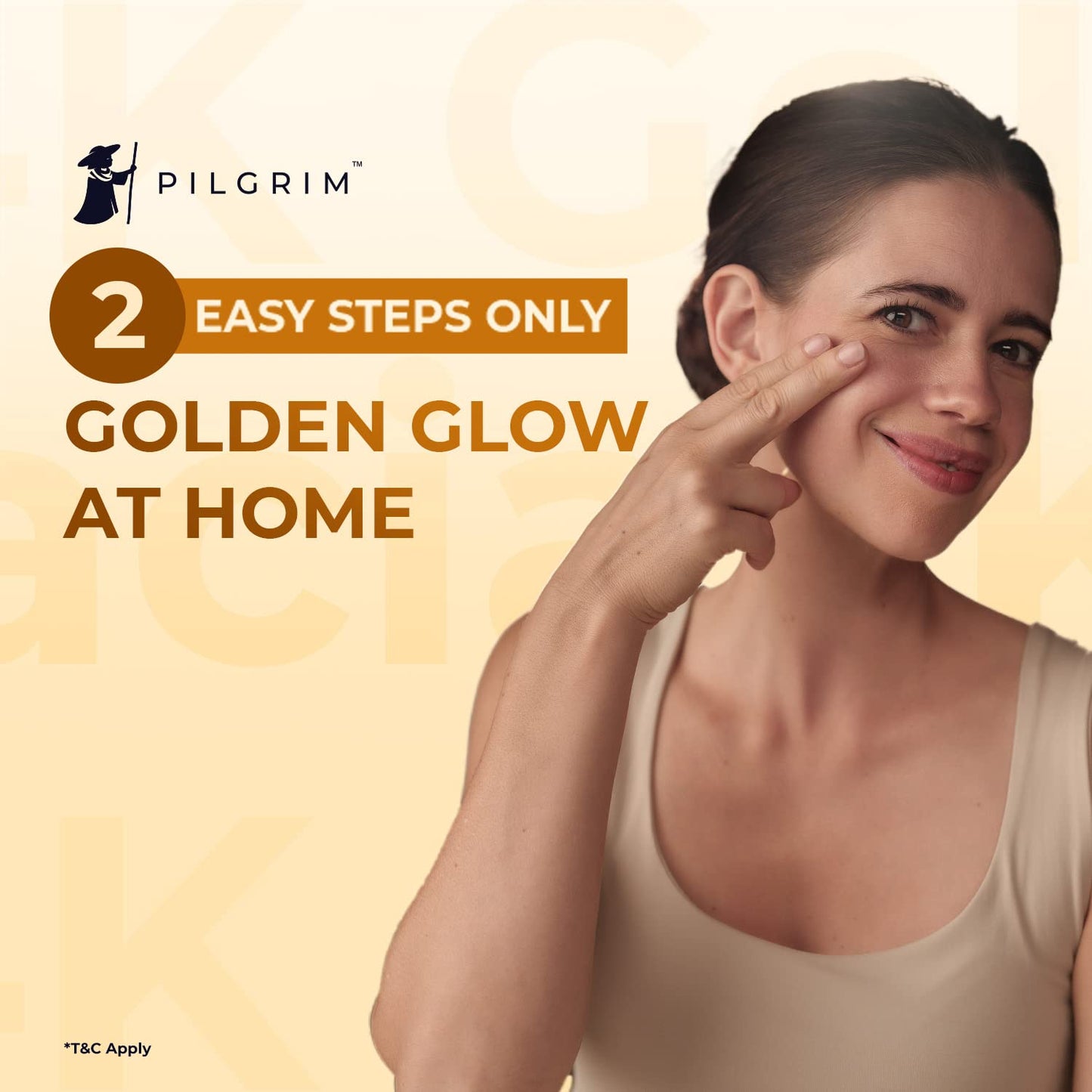 Pilgrim 24K Gold Facial Kit 24K Gold Face Mask Pack 50gm | 24K Gold Beauty Oil 20ml |