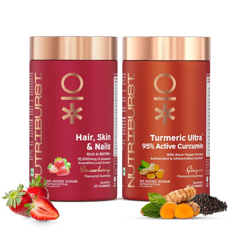 Nutriburst Hair & Skin & Nails & Turmeric Ultra