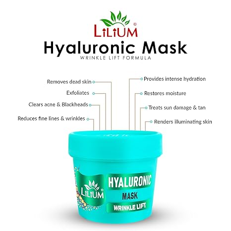 Lilium Hyaluronic Face Mask - 100 gms