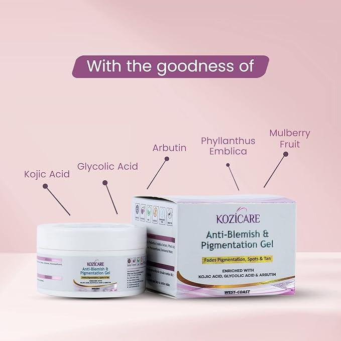 Kozicare Anti-Blemish & Pigmentation Gel - 50 gms