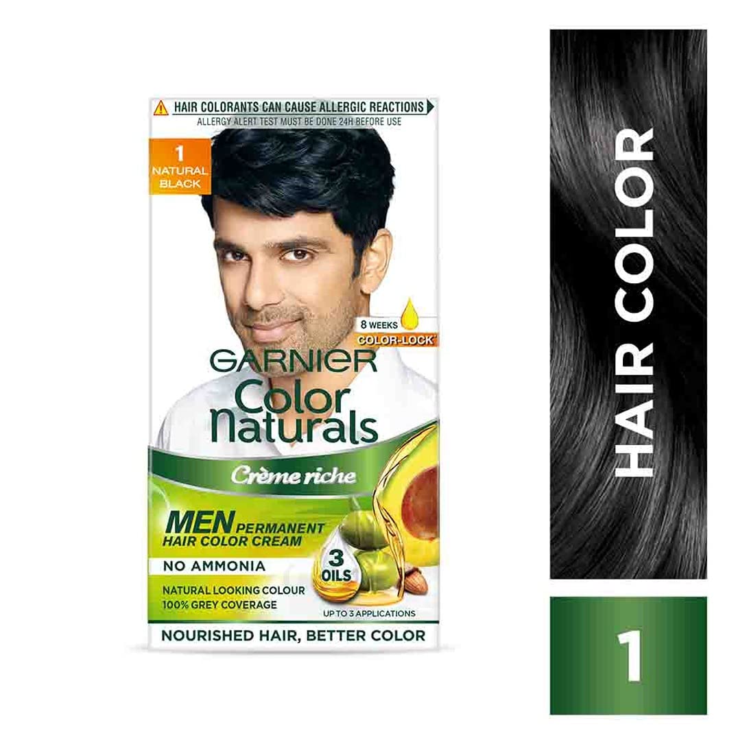 Garnier Natural Black Hair Colour - 30ml + 30 gms