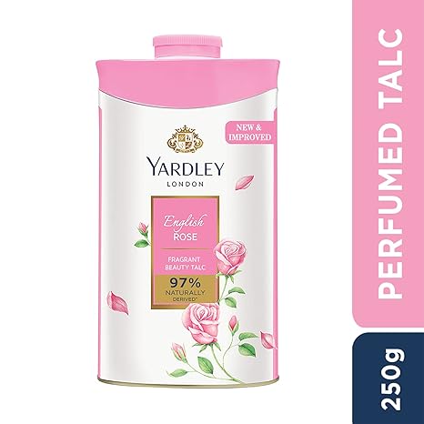 Yardley London English Rose Perfumed Talc - 250 gms