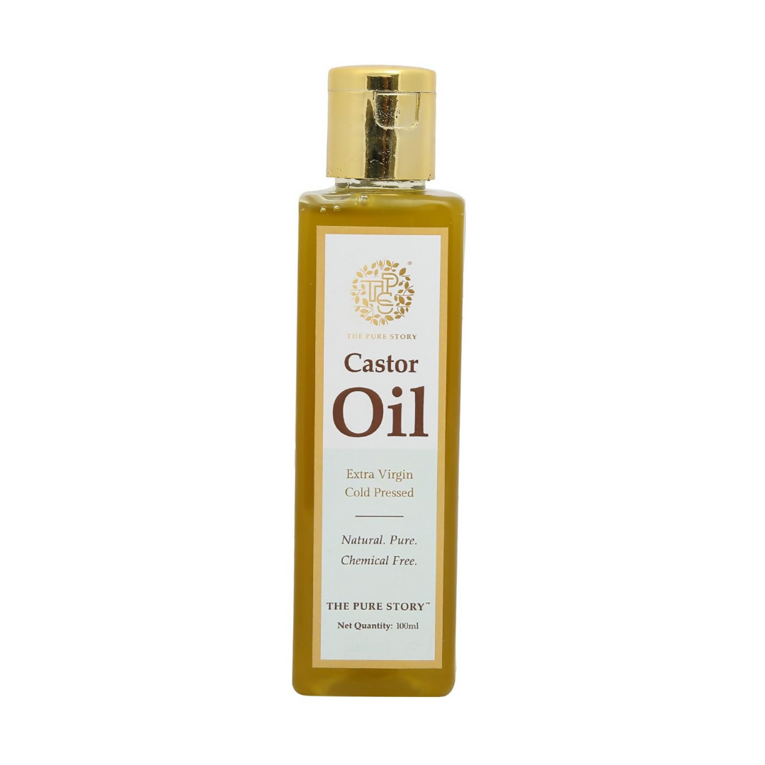 The Pure Story Natural Cold Pressed Castor Hair Oil