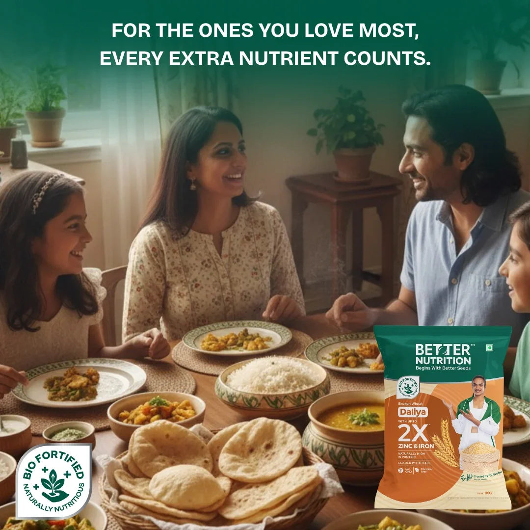 Better Nutrition Biofortified Daliya / Broken Wheat