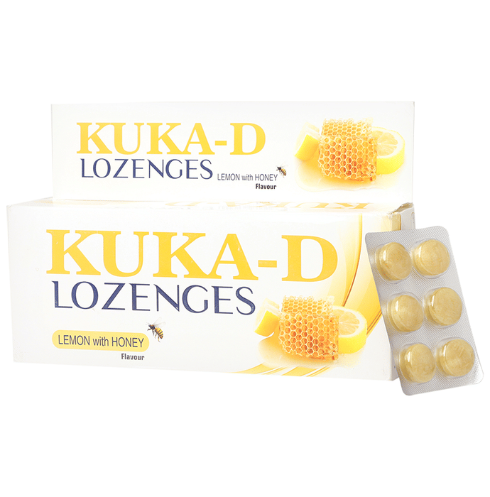 Multani Kuka-D Cough Lozenges Lemon with Honey