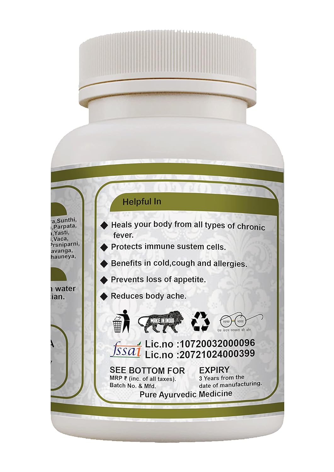 Tri-Origin Ayurveda's Maha Sudarshan Ghanvati - 100 Tablet