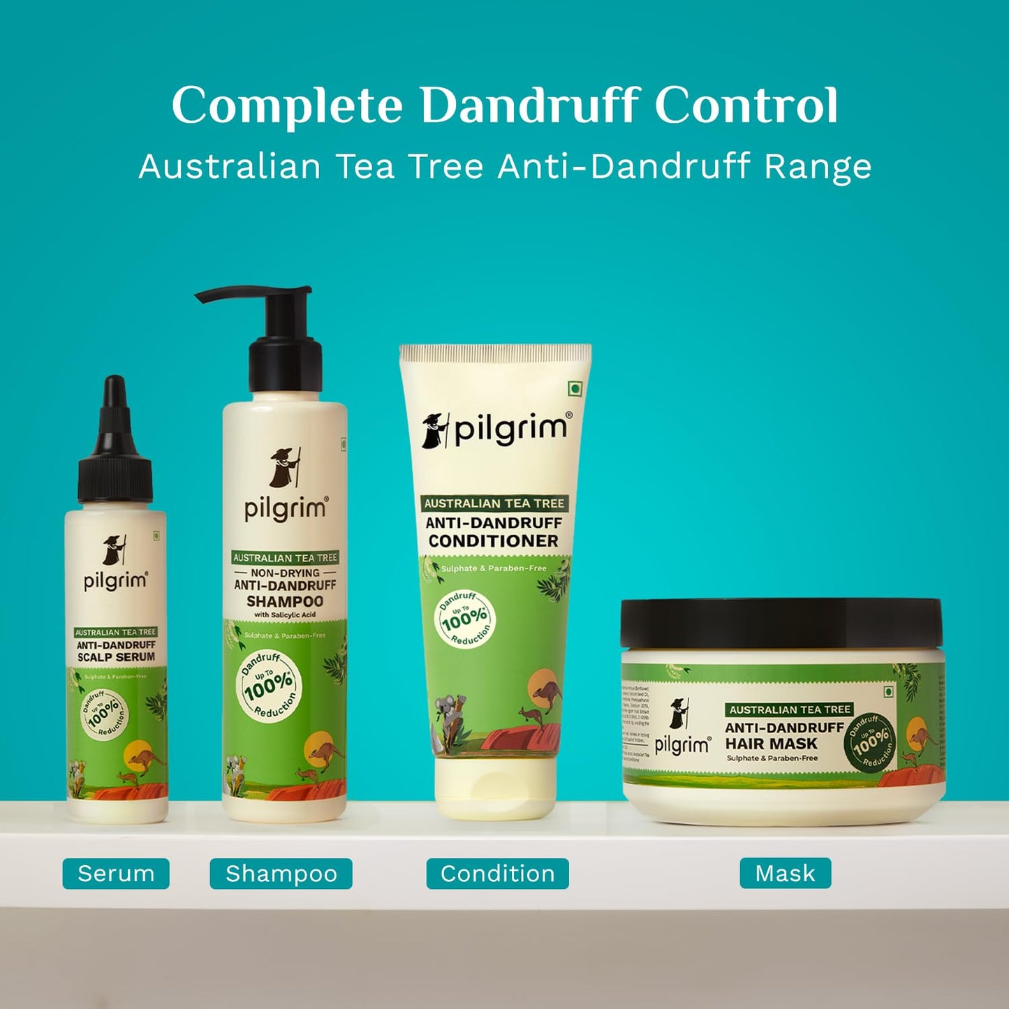 Pilgrim Australian Tea Tree Anti Dandruff Scalp Serum -100ml