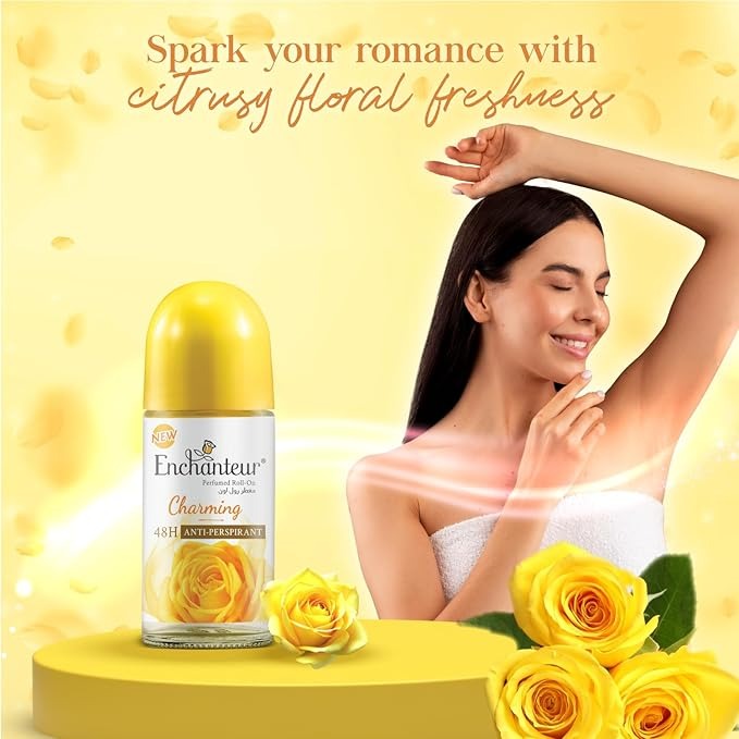 Enchanteur Charming Roll-On Deodorant for Women - 50 ml