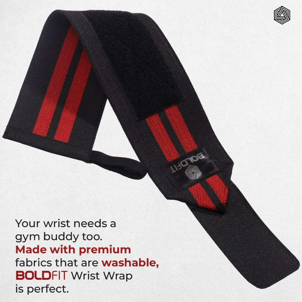 Boldfit Cotton Wrist Band for Men & Women