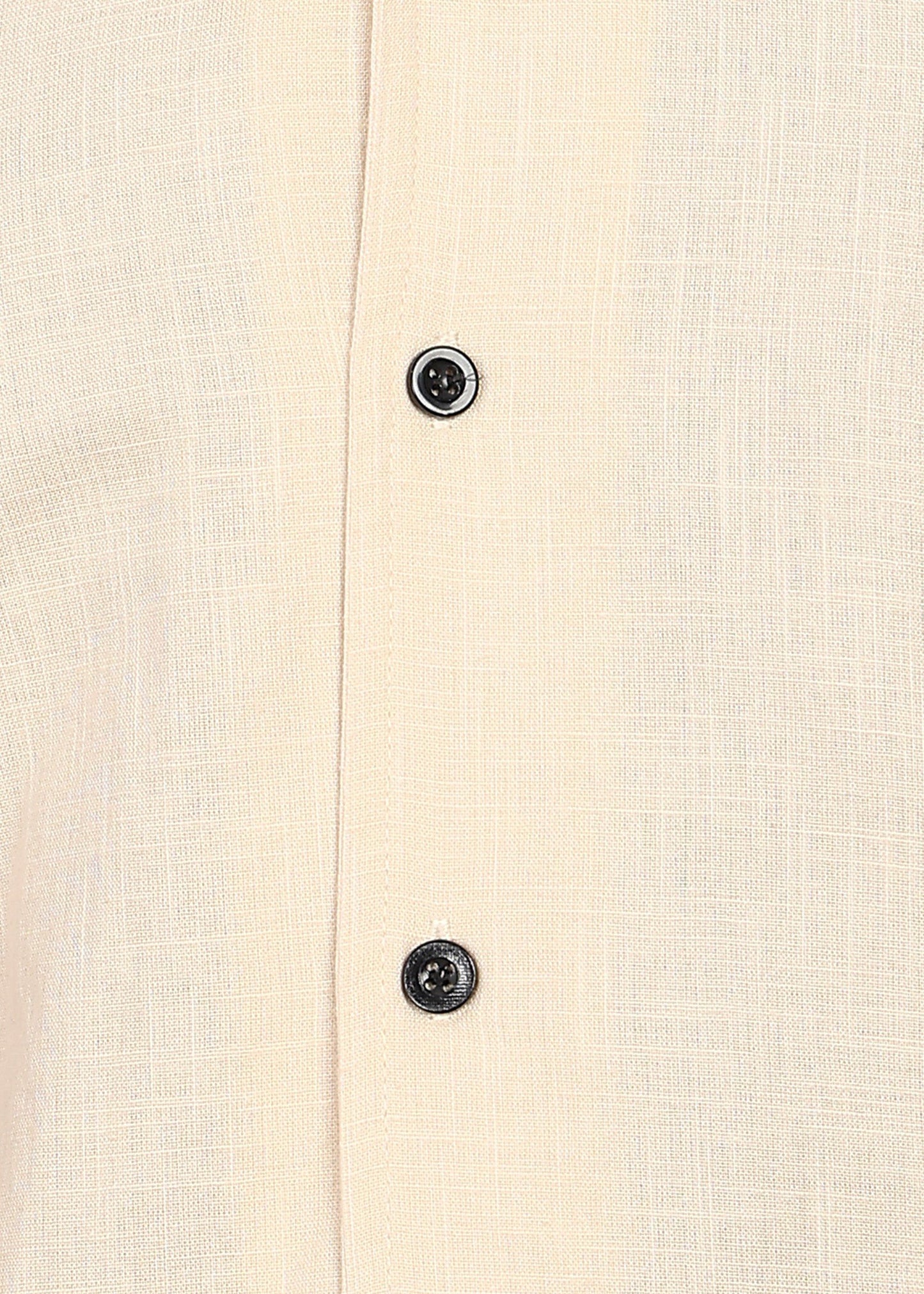 Fabmade Beige Bloom Embroidered Resort Shirt